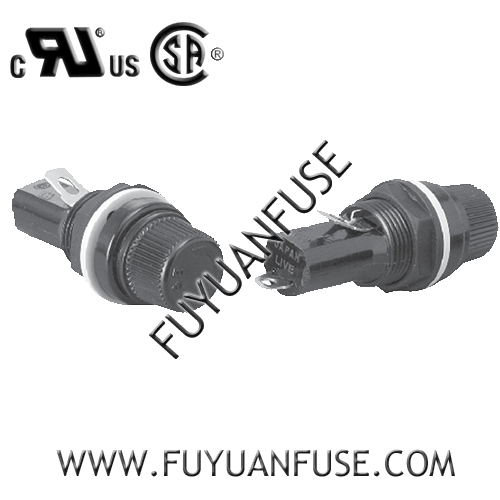 6*30 面板安裝保險(xiǎn)絲座 FH-001AF-H UL CSA 15A250V 6*30 面板安裝保險(xiǎn)絲座 FH-001AF-H UL CSA 15A250V